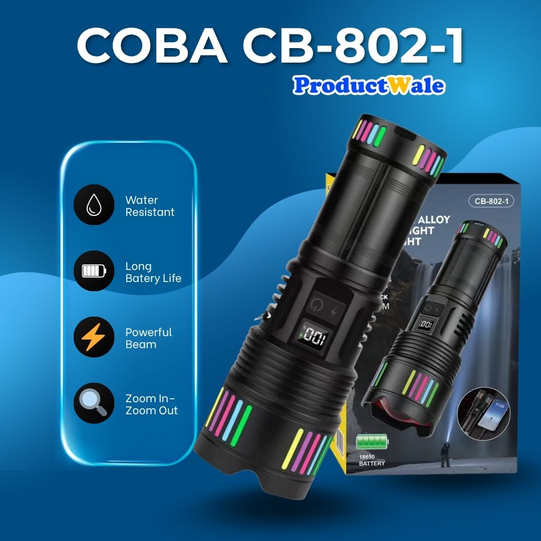 COBA CB-802-1 flashlight Most powerful torch price in india