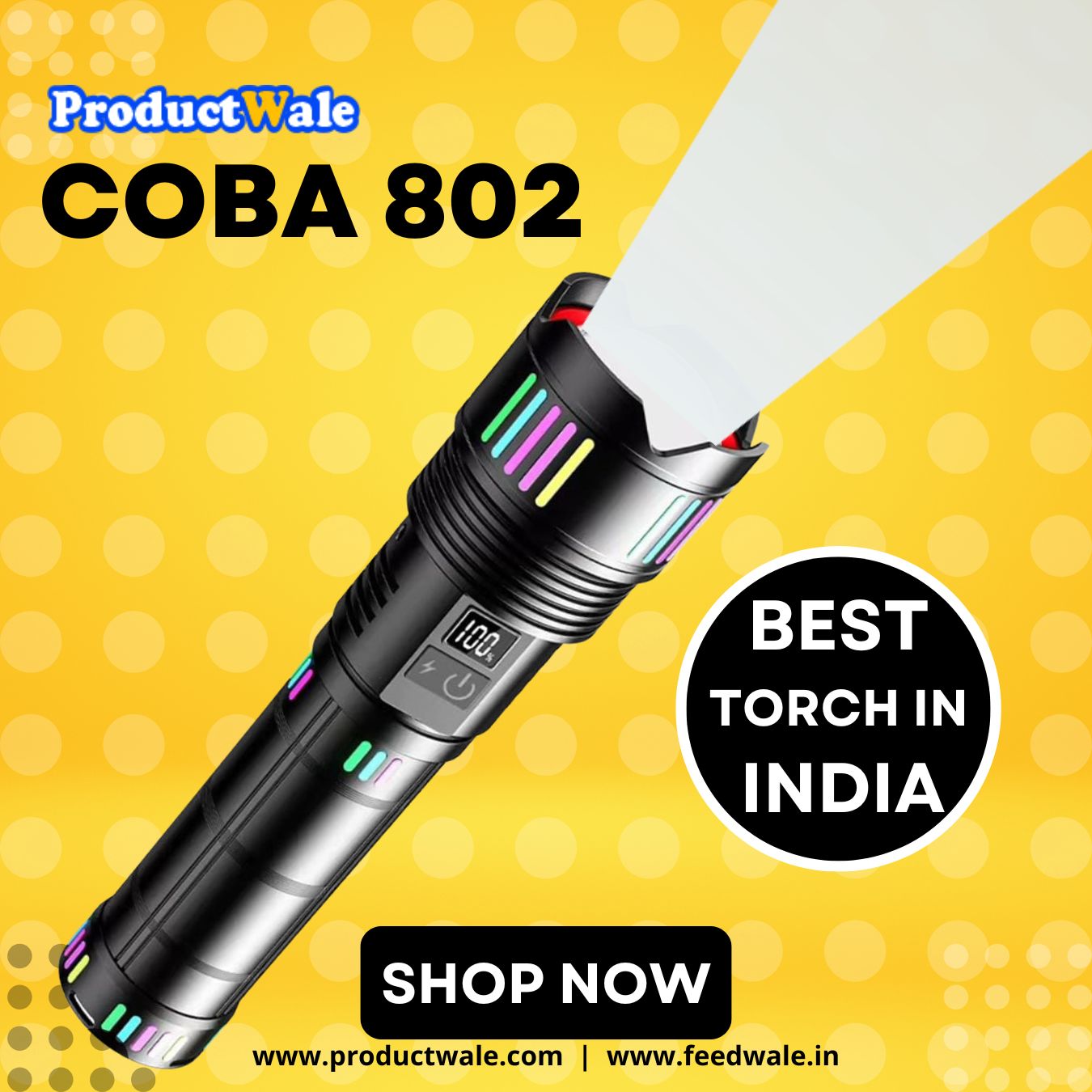 COBA 802 Best Torch In India By ProductWale