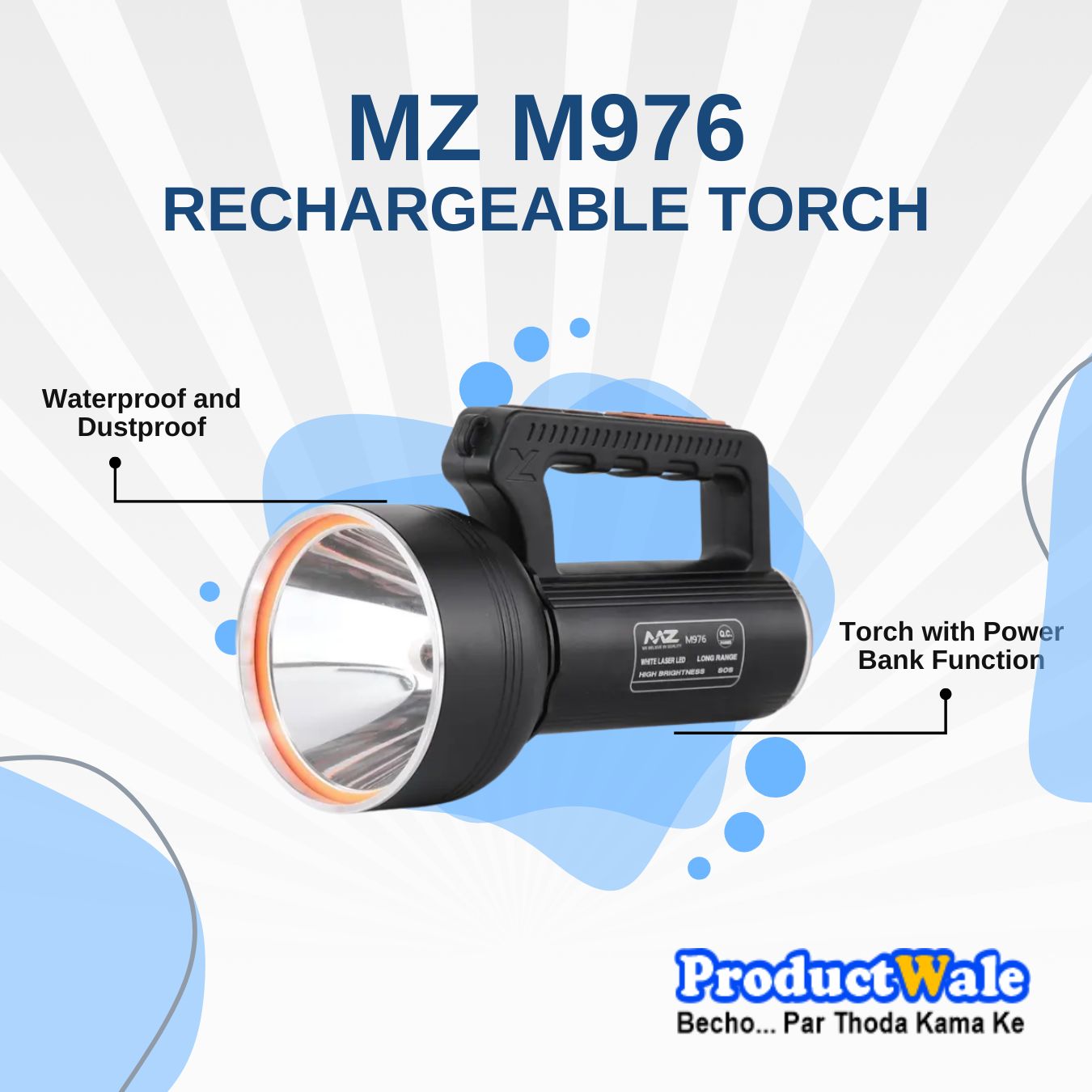 MZ M976 Rechargeable Torch