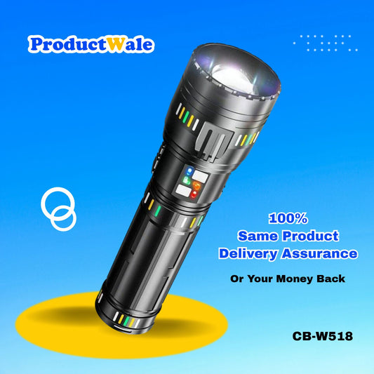 ProductWale CB-W518 Flashlight best torch light for long distance