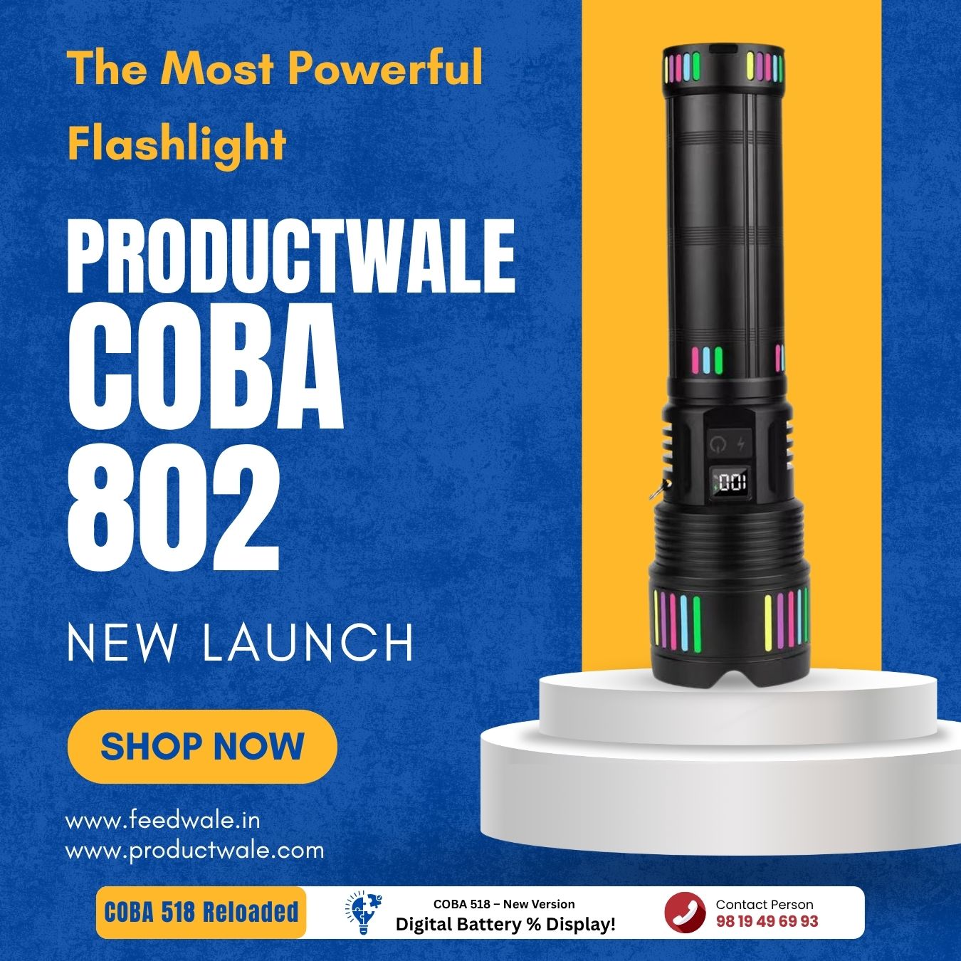 The Most Powerful Torch COBA-802
