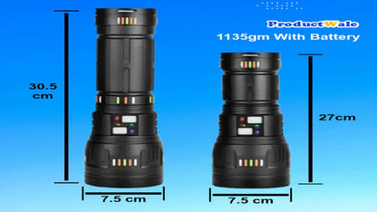 COBA W518 Flashlight Dimensions