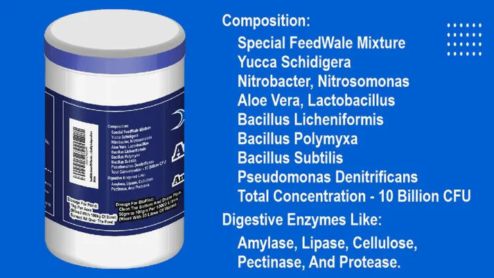ammonia reducer for fish farming